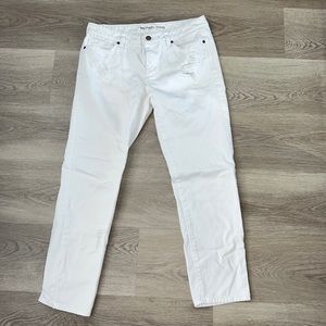 Michael Kors White Boyfriend Jeans Size 2